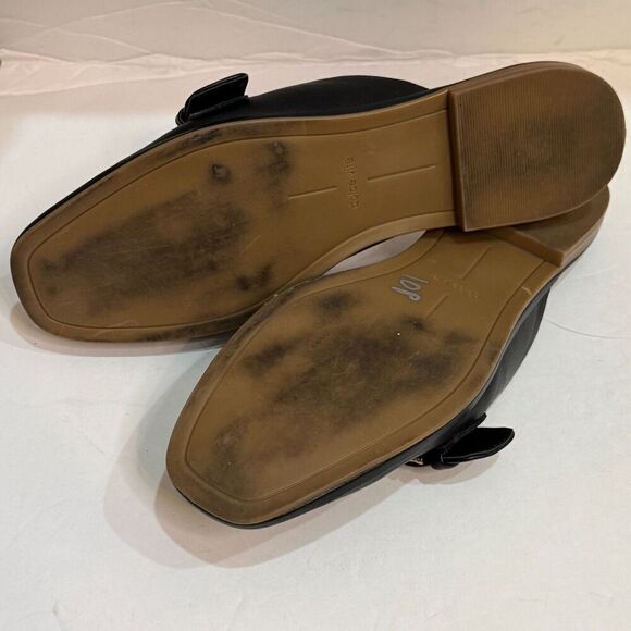 Dolce Vita Black Mules Slides Shoes Size 7 Stella Meegan Closed Toe - Picture 5 of 6